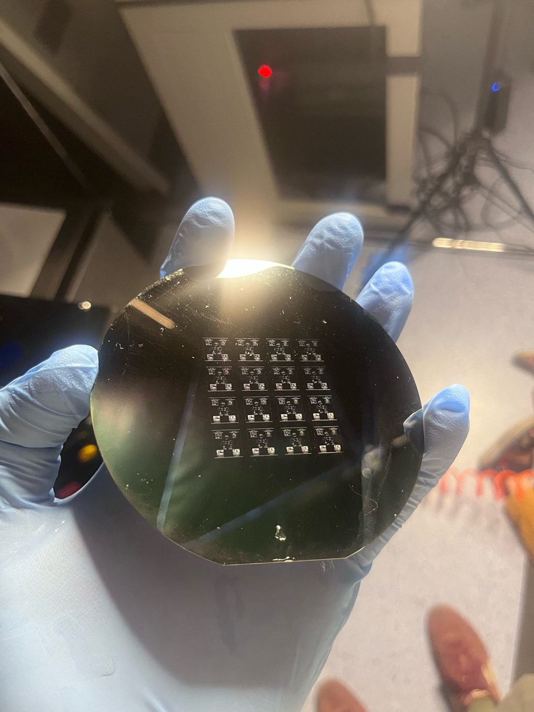 Developed die array.