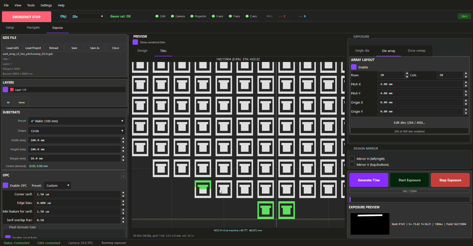 The Expose tab.